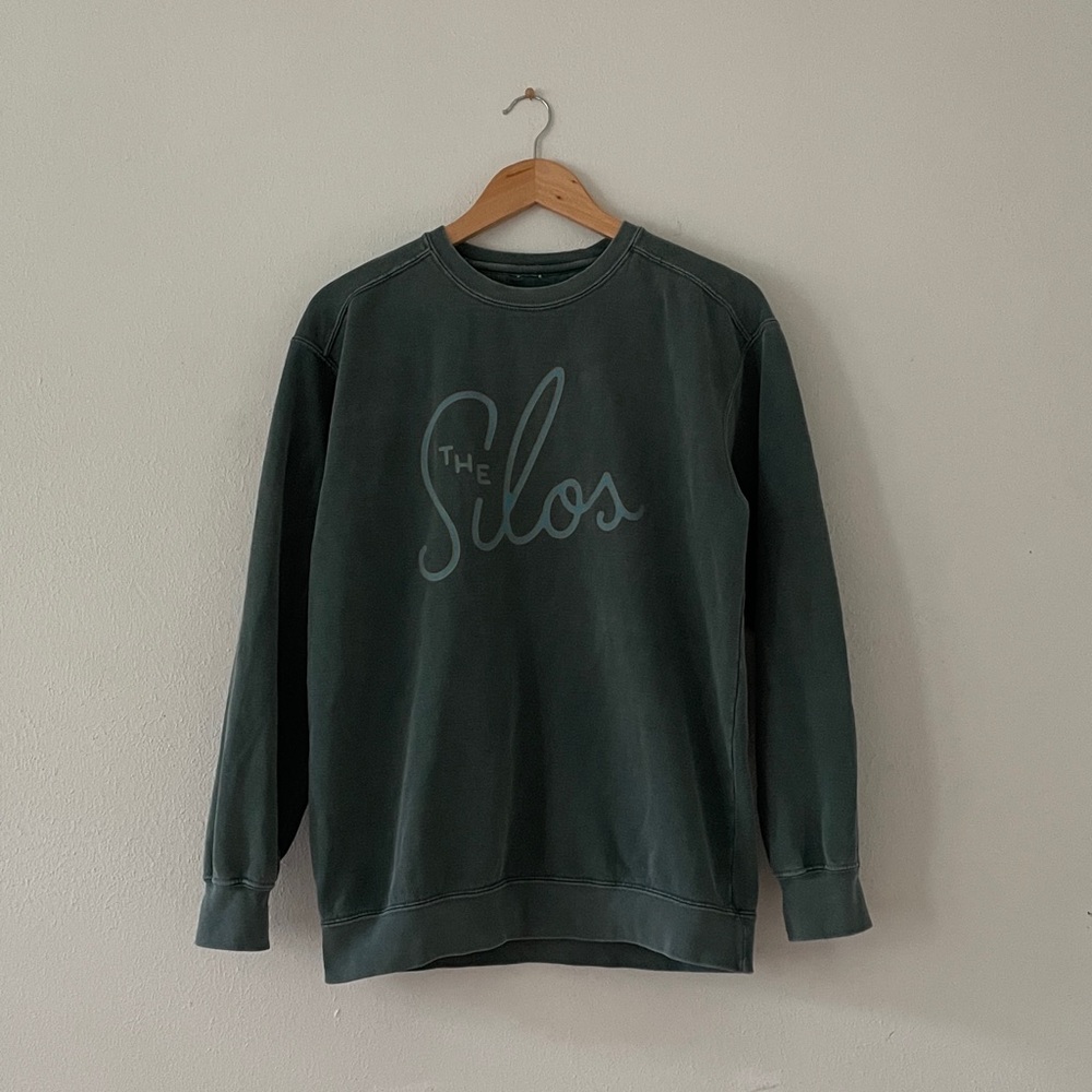 Magnolia Silos Sweatshirt Washed Look Green Crewneck